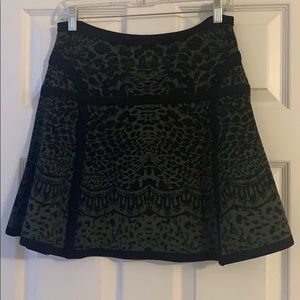 Diane von Furstenberg print flounce skirt Medium